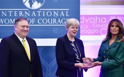 Sr Orla Treacy receives International Woman of Courage Award 2019
