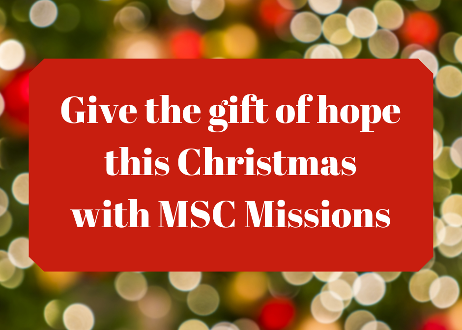 Share the joy of Christmas with gifts and keepsakes from MSC Missions