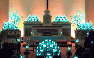 Remembering together at our 2021 Light Up a Memory Mass