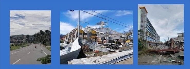Typhoon Odette hits the Philippines