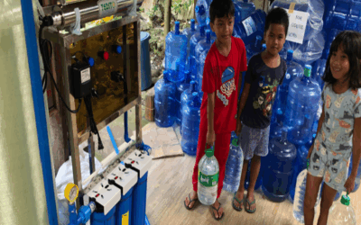 Hope springs with a new rainwater filtration system in the Philippines