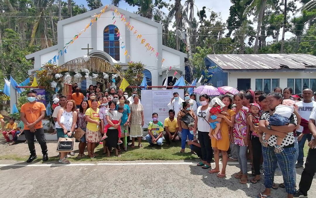 Working together for the community: Blessing the MSC Typhoon Odette Housing Project in the Philippines