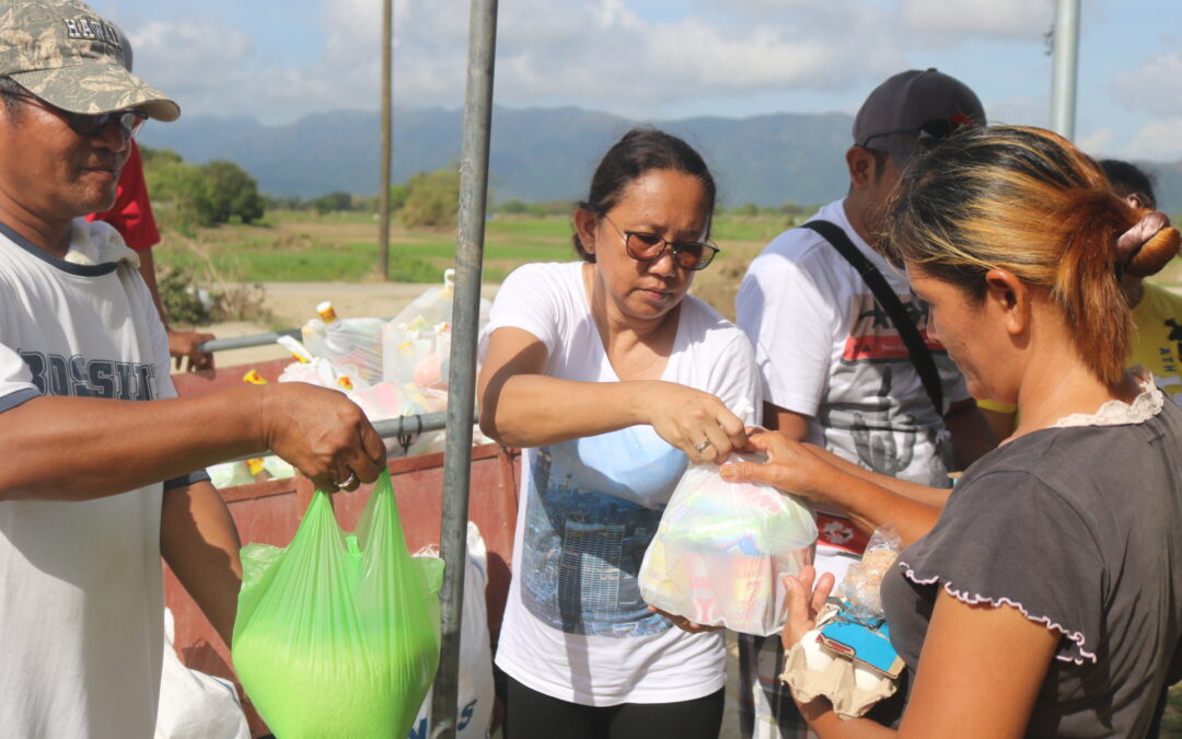 Typhoon Egay survivors receive relief from MSC Missions Office Phillipines
