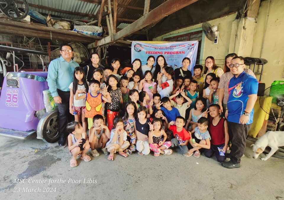 “Feeding our Future”: The MSC Centre for the Poor completes stage one of their feeding programme for children in the Philippines