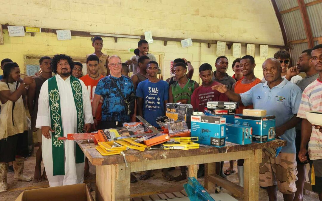 Catching up with our friends at the Chevalier Training Centre in Fiji 